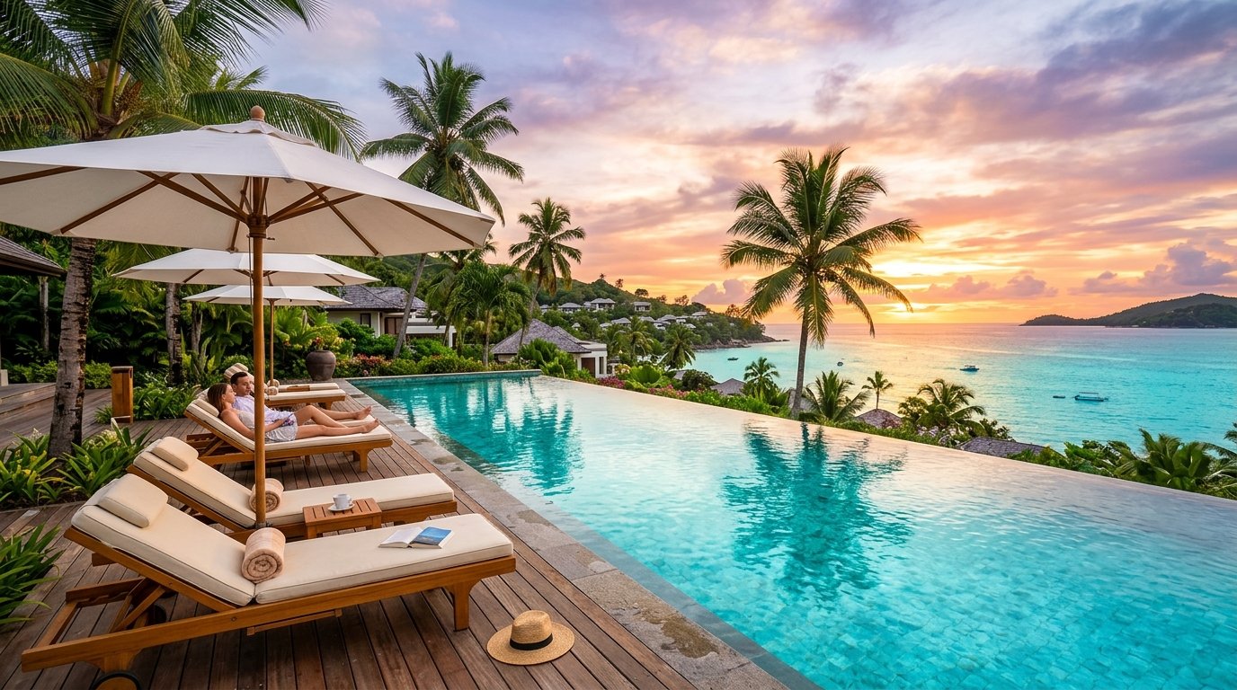 Private Cabanas & Infinity Pool Horizon